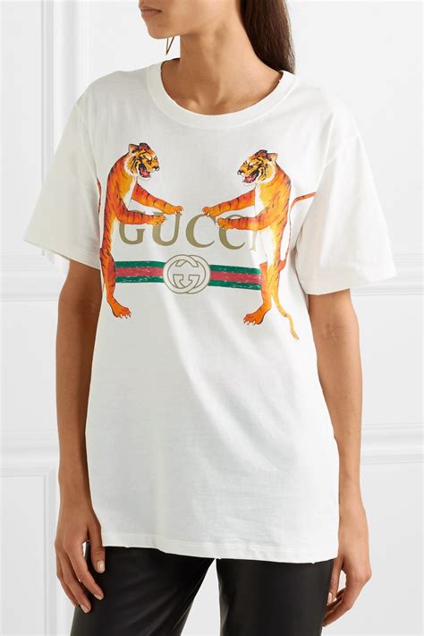 gucci tiger orange shirt|gucci tiger print t shirt.